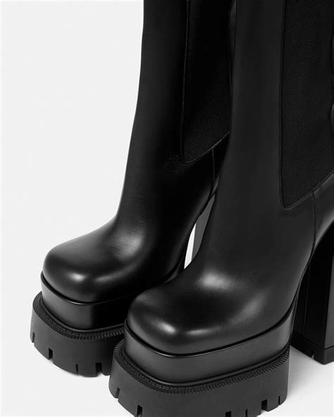 versace spray boots|Versace boots platform.